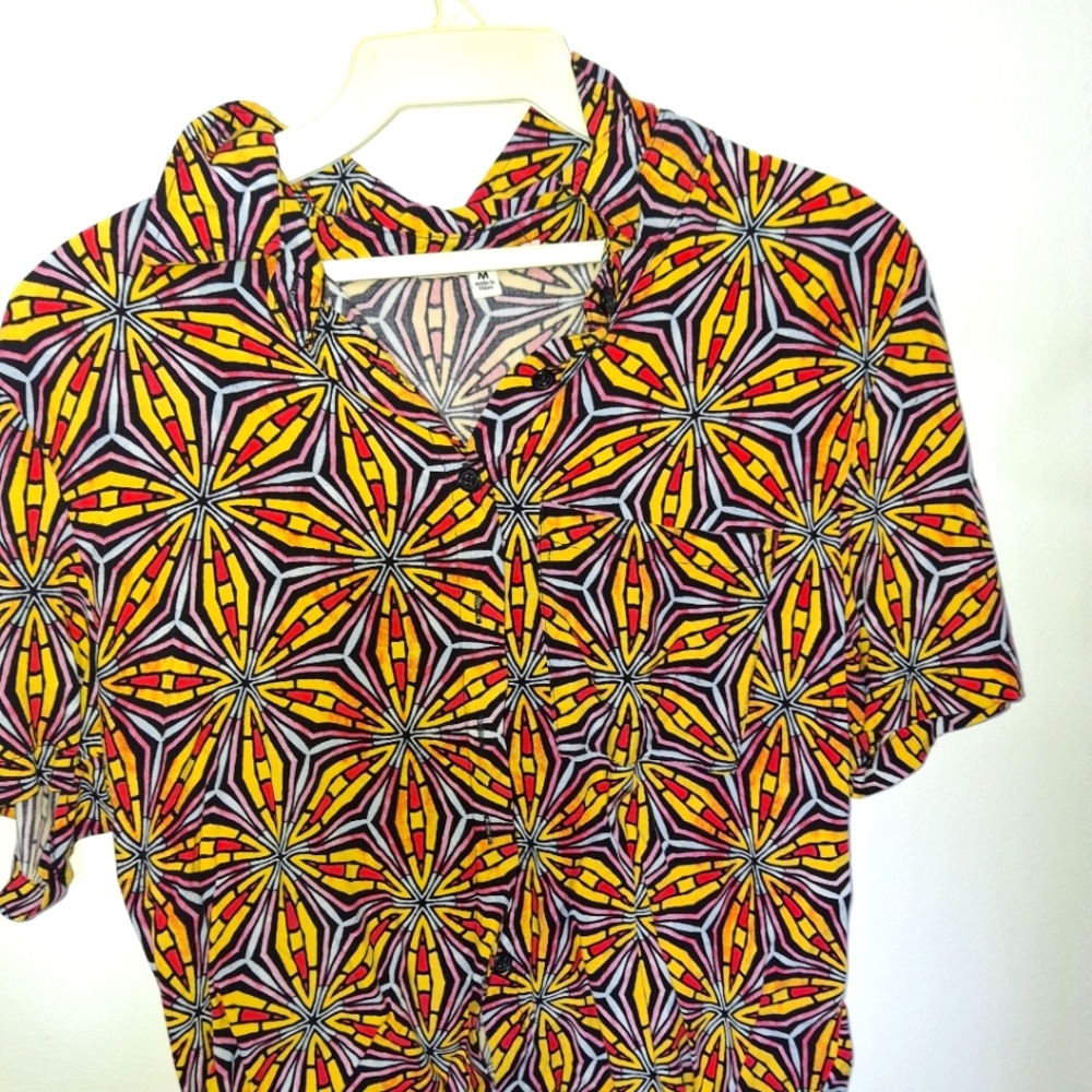Women's Multicolor Geometric Shirt